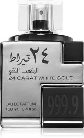 Parfum Unisexe Lattafa 24 CARAT WHITE GOLD 24 Carat White Gold 100 ml