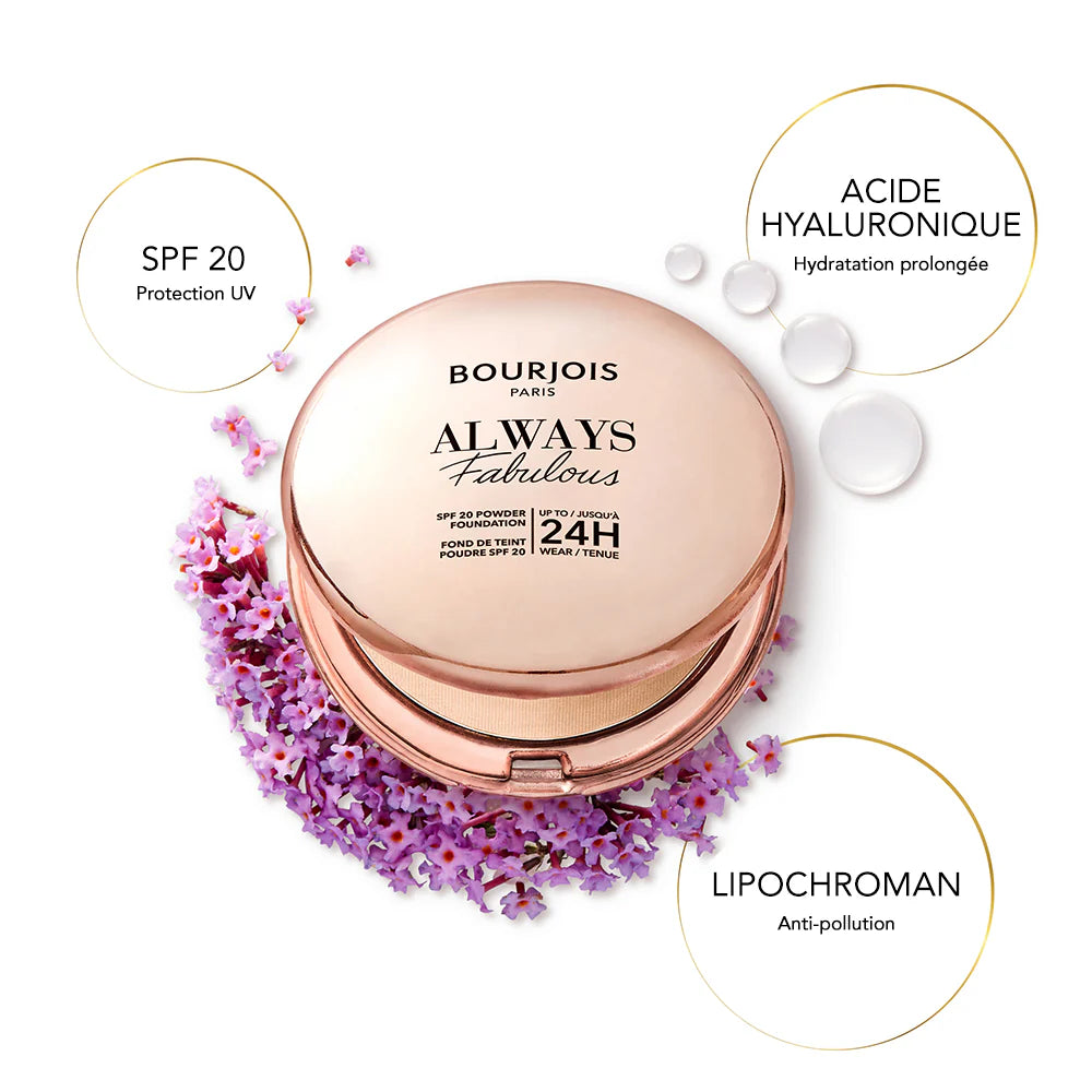 Base de Maquillage en Poudre Bourjois Always Fabulous Nº 410 Golden Beige Nº 410-Golden Beige Spf 20 7 g