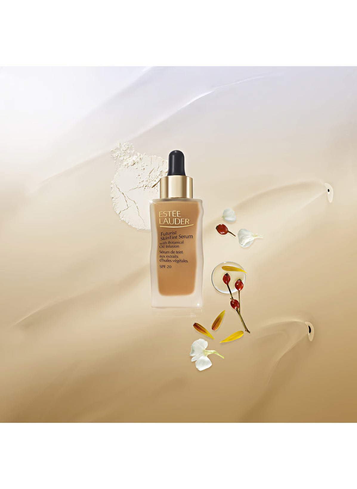 Base de maquillage liquide Estee Lauder Futurist Skintint W Nº 4w Nº 4w1-Honey Bronze Spf 20 30 ml