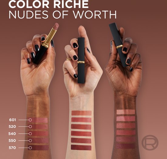 Rouge à lèvres L'Oreal Make Up Color Riche Nº 540 Le nude unstopp 26 g