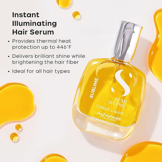 Sérum pour cheveux Alfaparf Milano Semi Di Lino 50 ml Brille