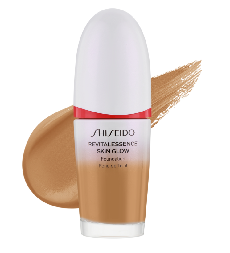 Base de maquillage liquide Shiseido Revitalessence Skin Glow Nº 420 30 ml