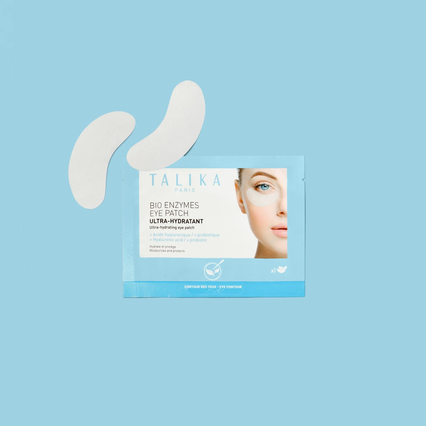 Patchs pour le contour des yeux Talika Bio Enzymes Jetable Hydratation profonde 2 Unités (1 Unité)