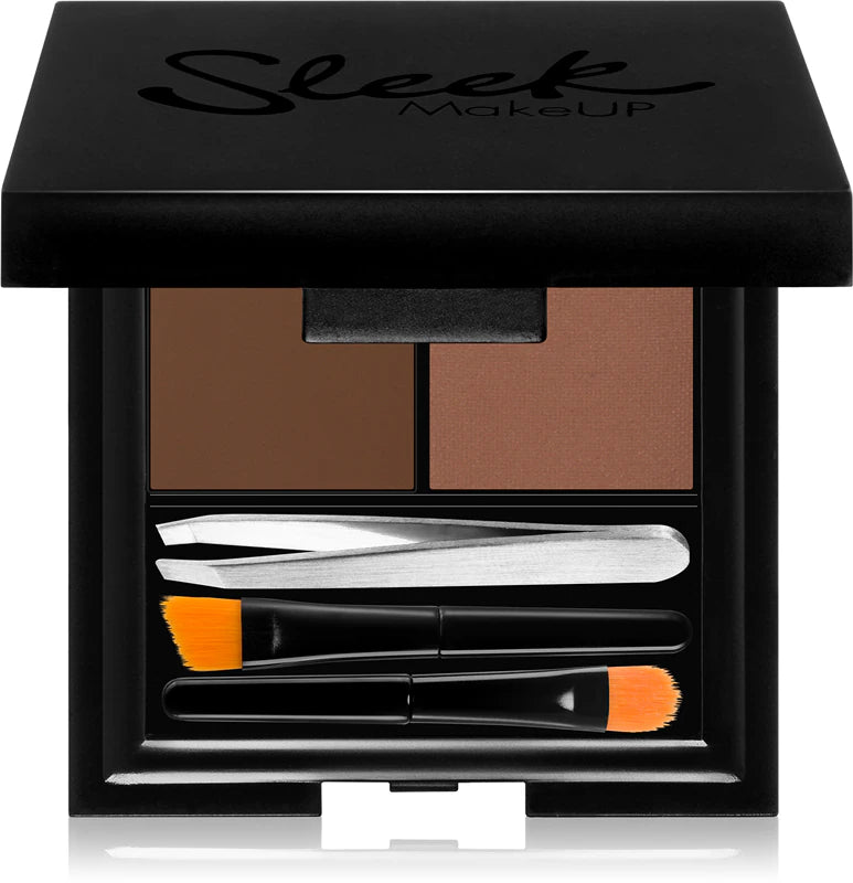 Maquillage pour Sourcils Sleek Brow Kit Brun foncé Dark Brow 3,8 g