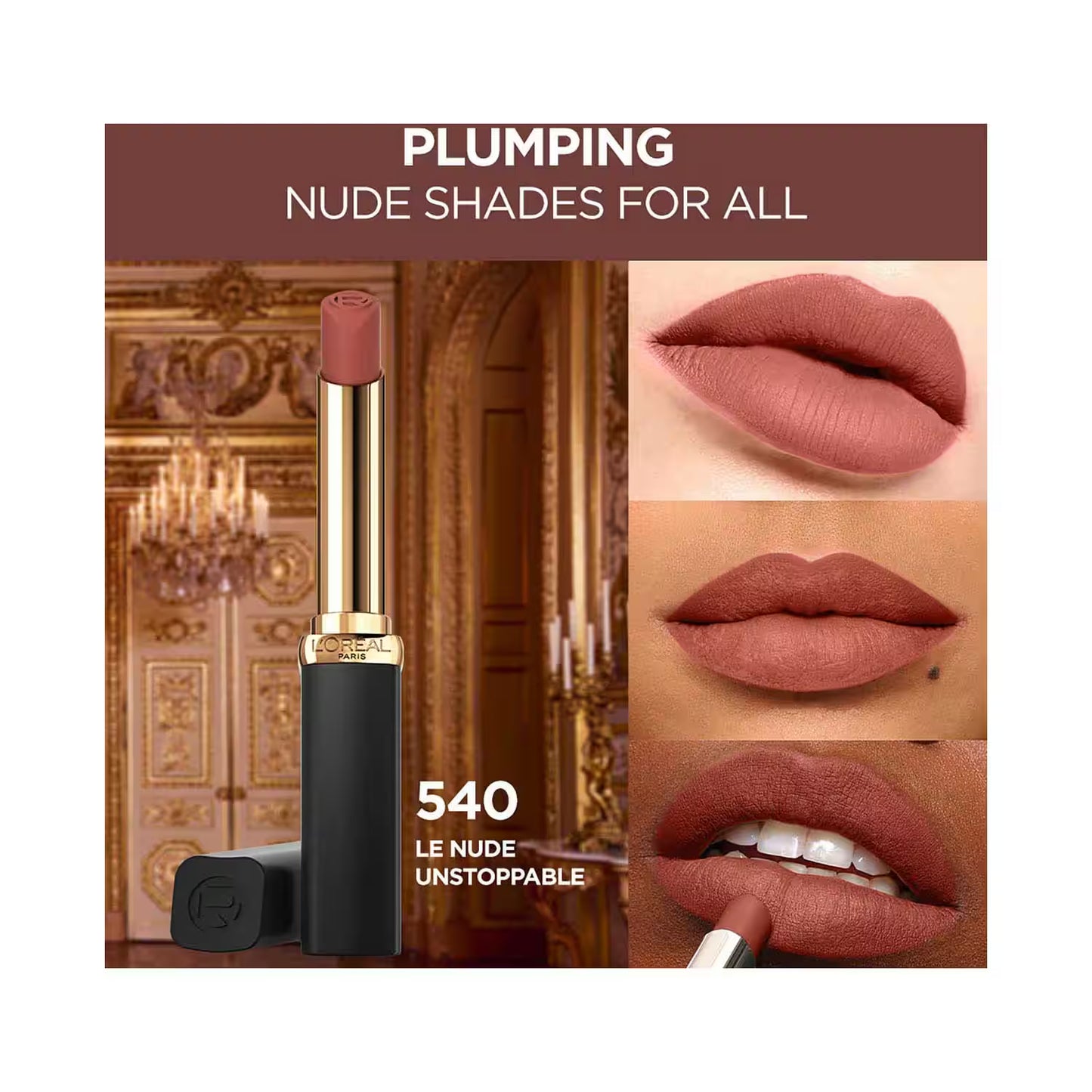 Rouge à lèvres L'Oreal Make Up Color Riche Nº 540 Le nude unstopp 26 g
