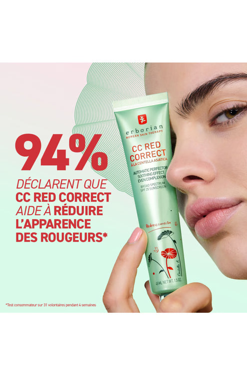 Crème antirides Erborian CC RED Clair Spf 25 15 ml