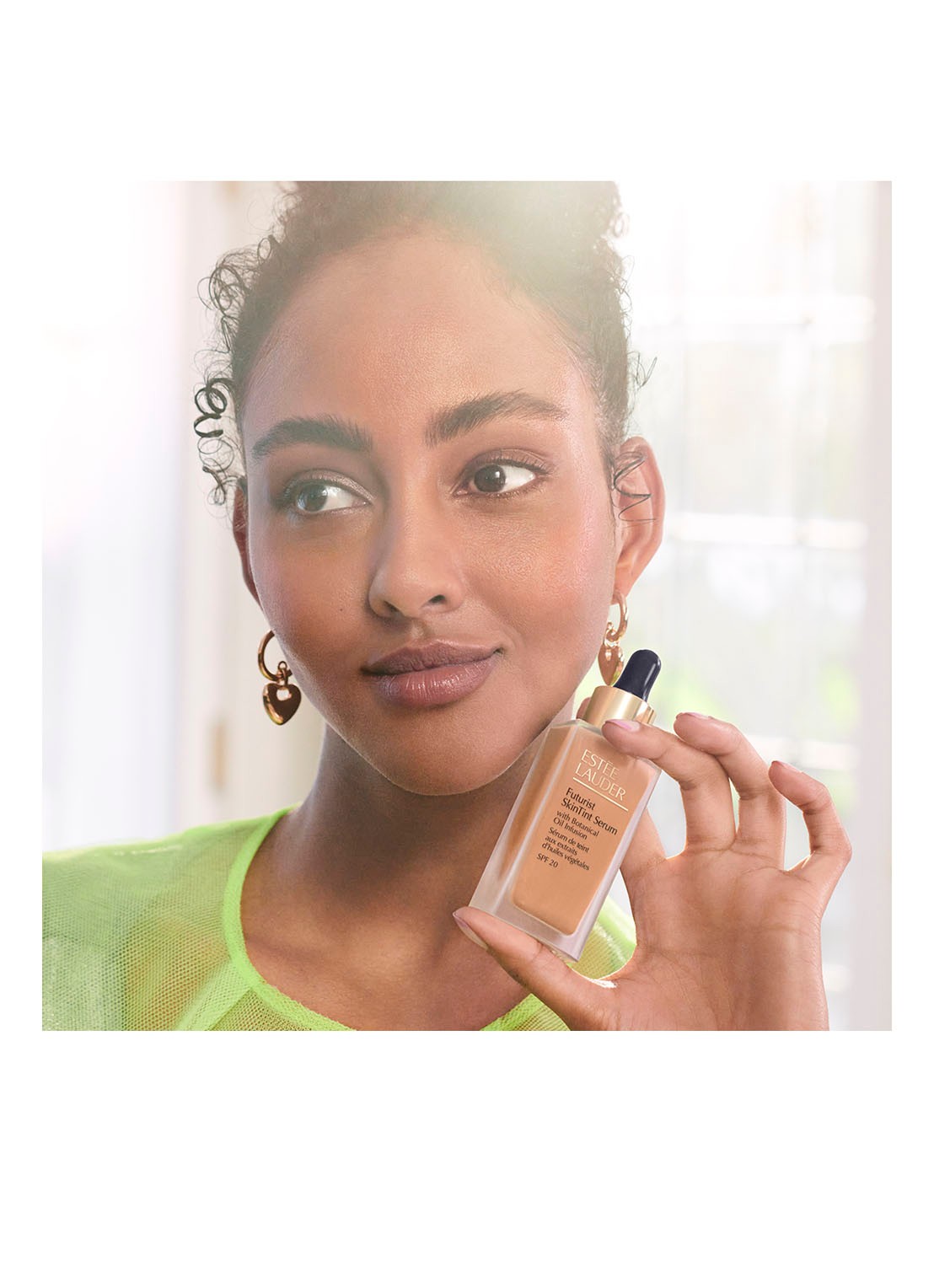 Base de maquillage liquide Estee Lauder Futurist Skintint W Nº 4w Nº 4w1-Honey Bronze Spf 20 30 ml