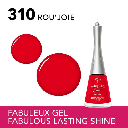 Vernis à ongles en gel Bourjois FABULEUX Nº 310 Rou'Joie 9 ml