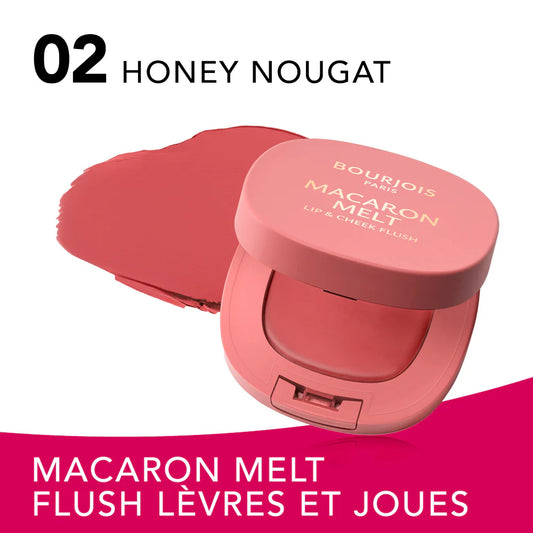 Fard Bourjois MACARON MELT 1-HONEY NOUGAT 8 g Rouge à lèvres