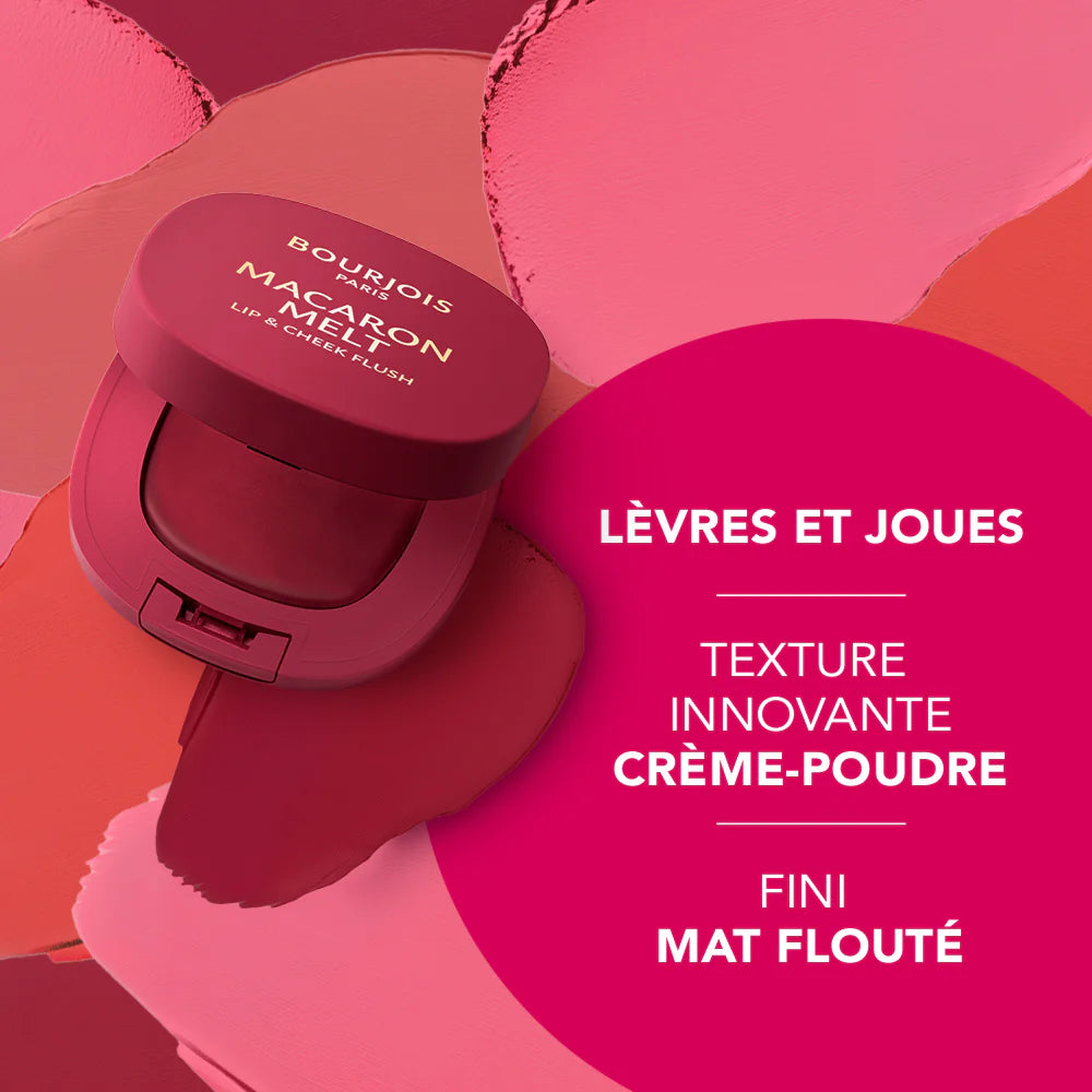Fard Bourjois MACARON MELT 5-BERRY SMOOTHY 8 g Rouge à lèvres