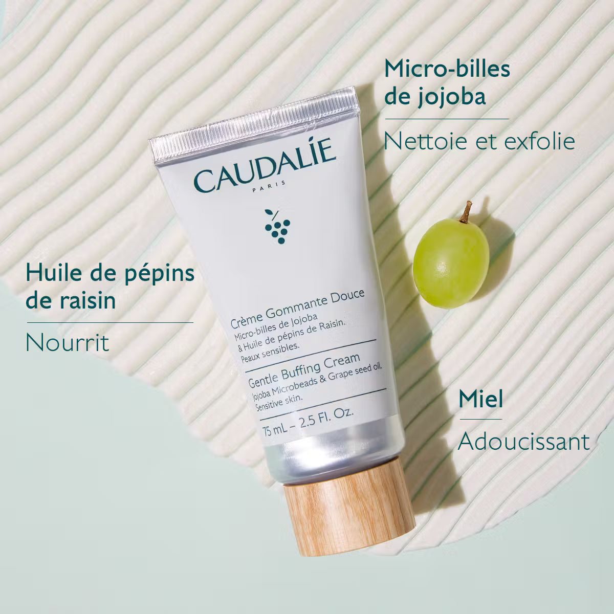Gel nettoyant visage Caudalie VINOCLEAN 75 ml