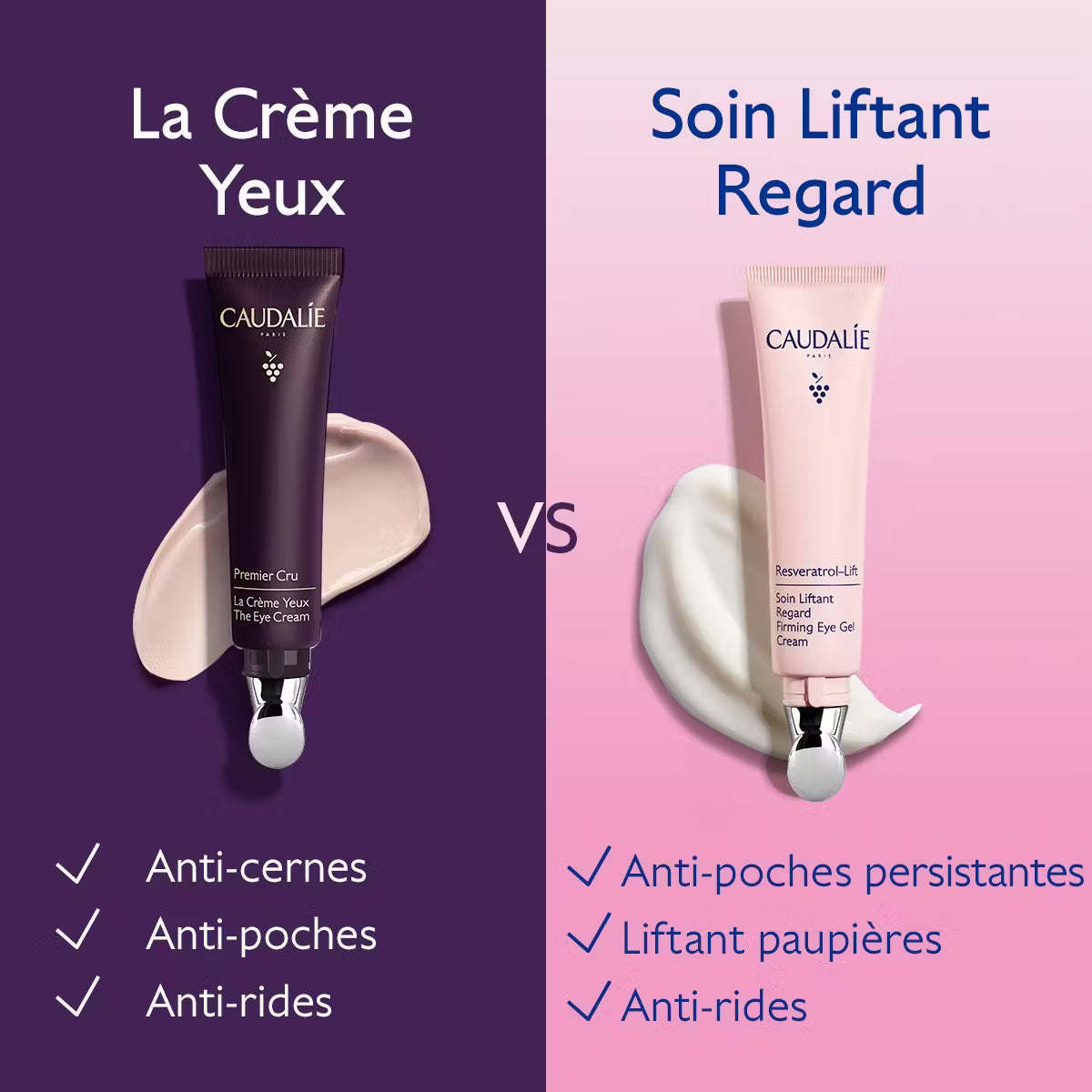 Crème pour le contour des yeux Caudalie RESVERATROL 15 ml