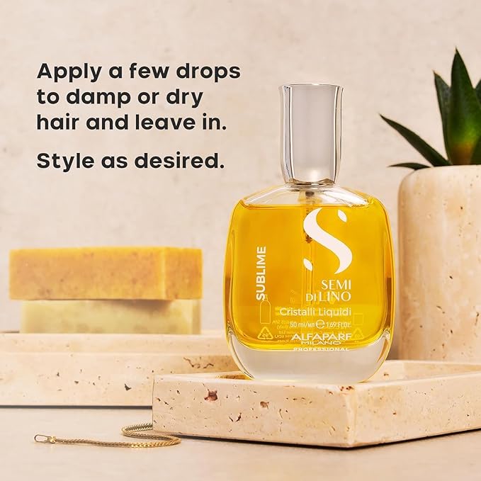 Sérum pour cheveux Alfaparf Milano Semi Di Lino 50 ml Brille