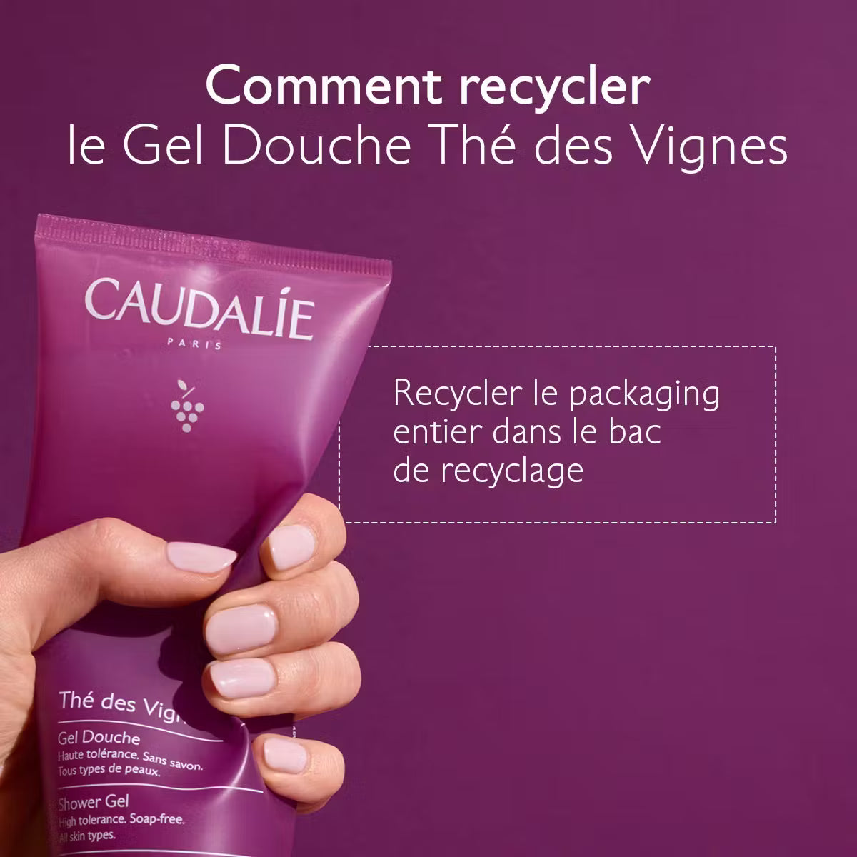 Gel de douche Caudalie Thé Des Vignes 200 ml