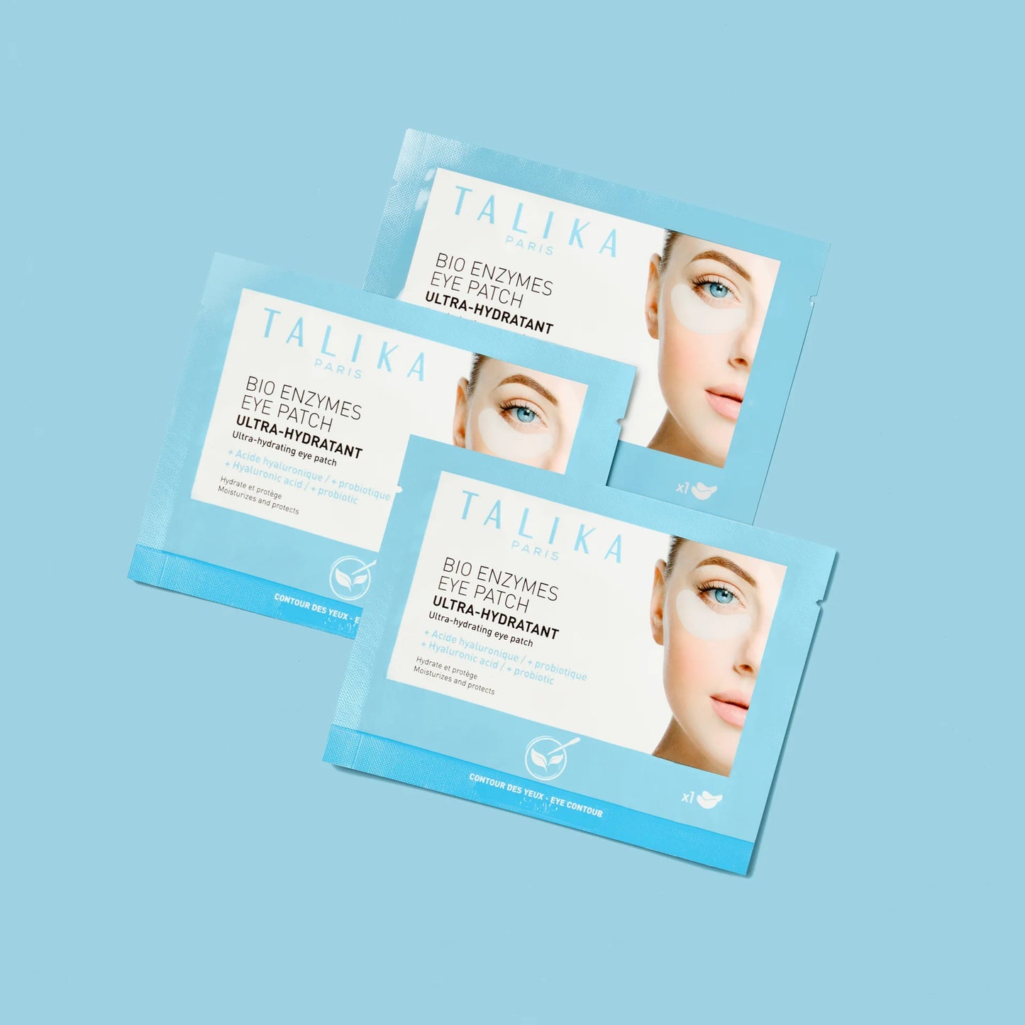 Patchs pour le contour des yeux Talika Bio Enzymes Jetable Hydratation profonde 2 Unités (1 Unité)
