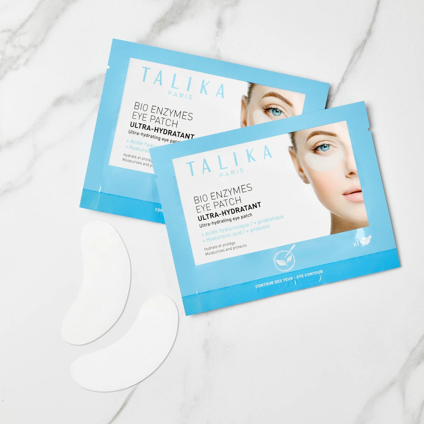Patchs pour le contour des yeux Talika Bio Enzymes Jetable Hydratation profonde 2 Unités (1 Unité)