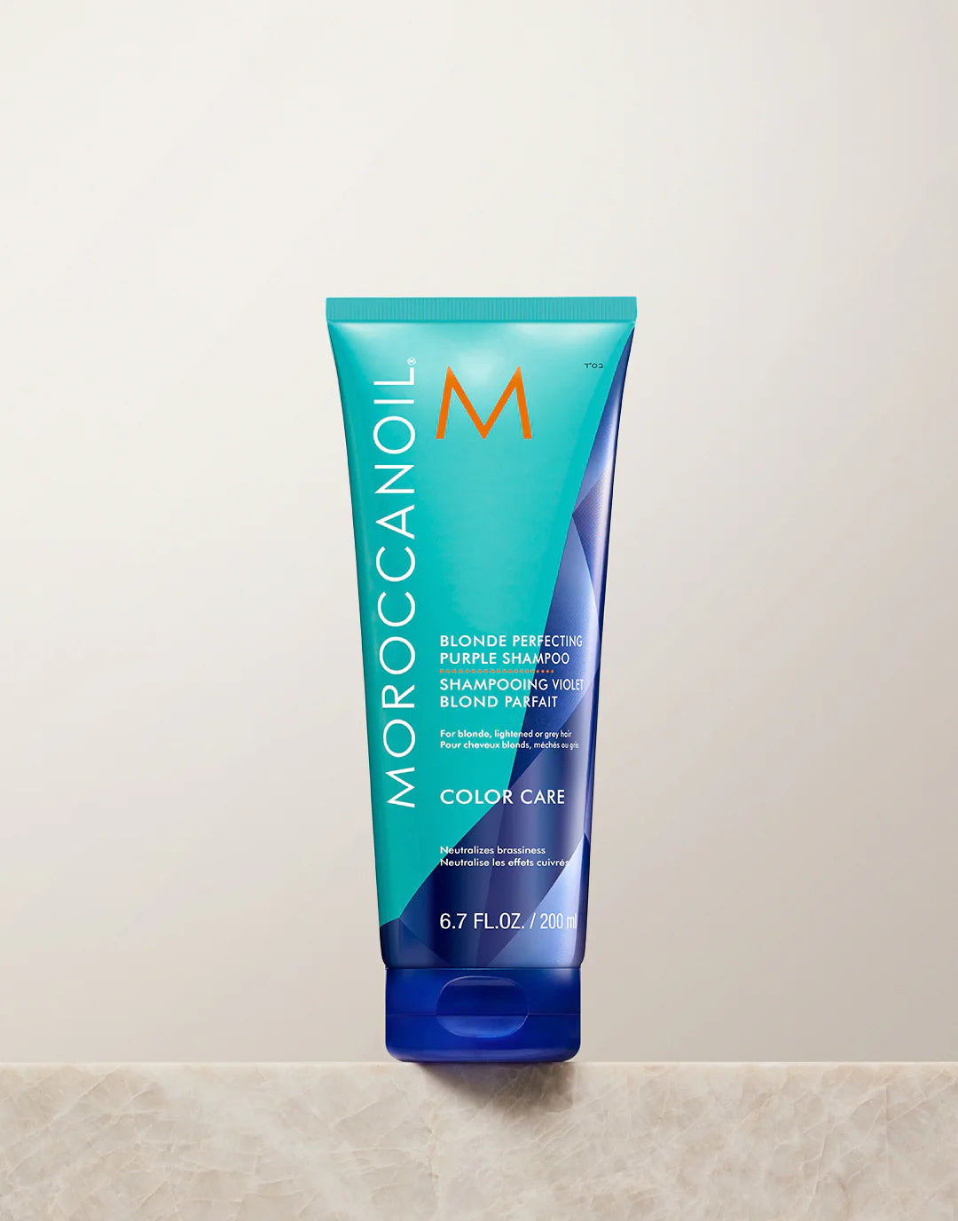 Shampooing Blonde Perfecting Moroccanoil MO-PUSH200 (200 ml)