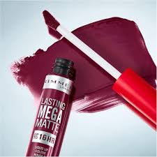 Rouge à lèvres Rimmel London Lasting Mega Matte Liquide Nº 940 Rock me purple 7,4 ml