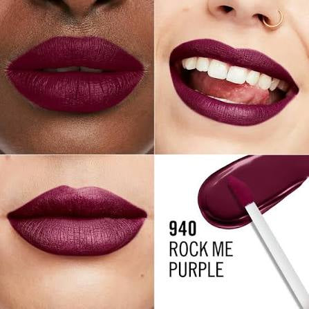 Rouge à lèvres Rimmel London Lasting Mega Matte Liquide Nº 940 Rock me purple 7,4 ml