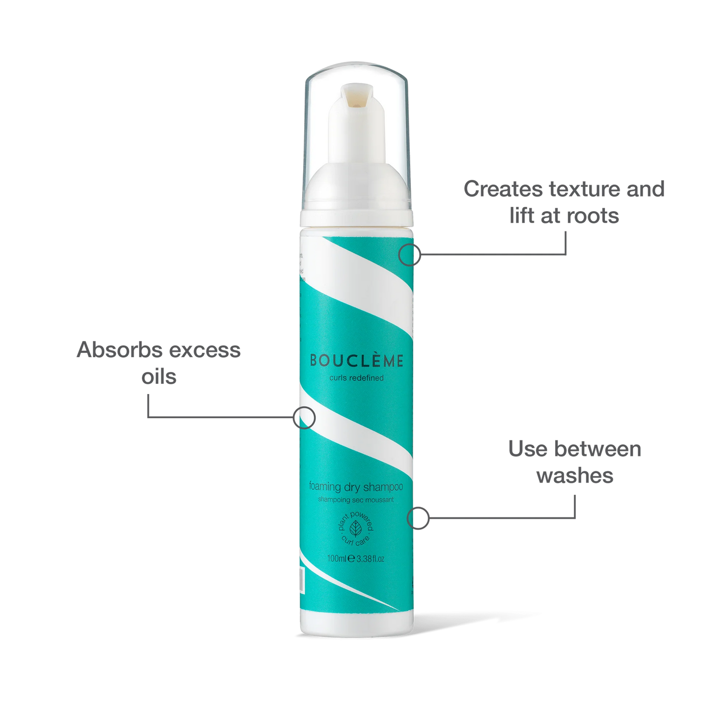 Shampooing sec Bouclème Curls Redefined 100 ml Mousse