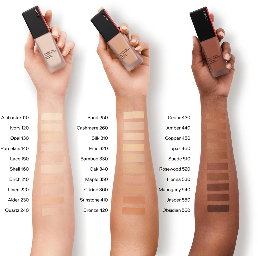 Base de maquillage liquide Shiseido SYNCHRO SKIN self refreshing Nº 320 Spf 30 30 ml